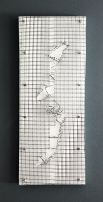 Lacerations 4 - a Paint Artowrk by Monica  De Agostini